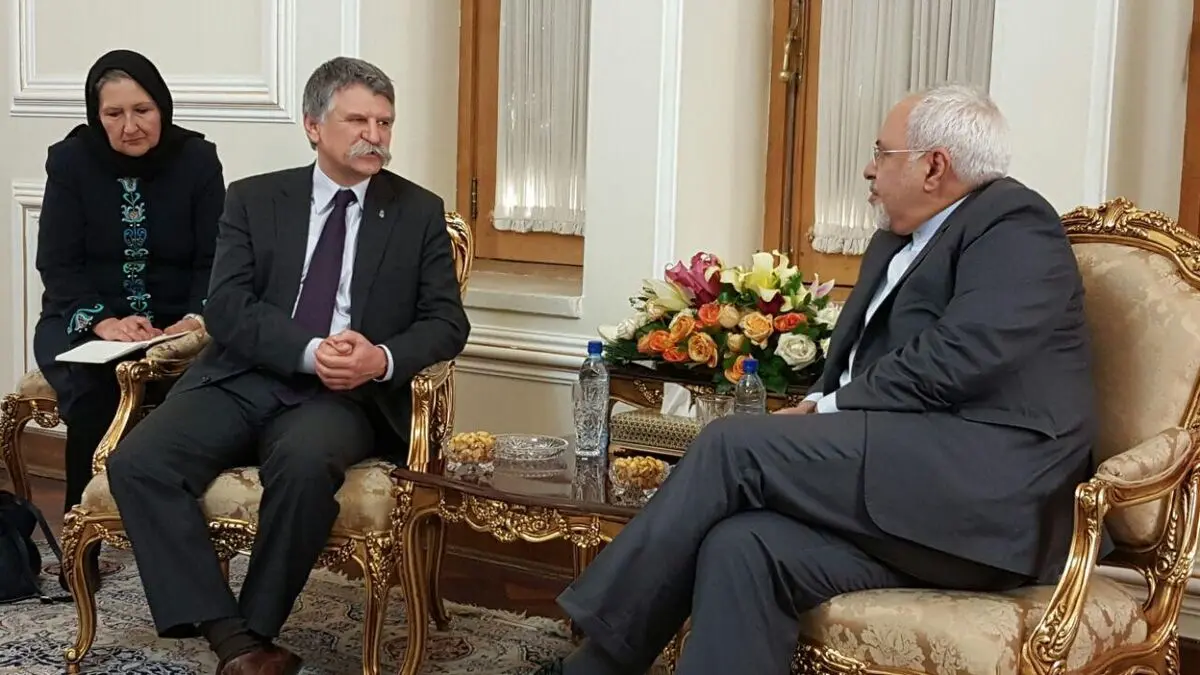رئیس مجلس مجارستان با ظریف دیدار و گفتگو کرد