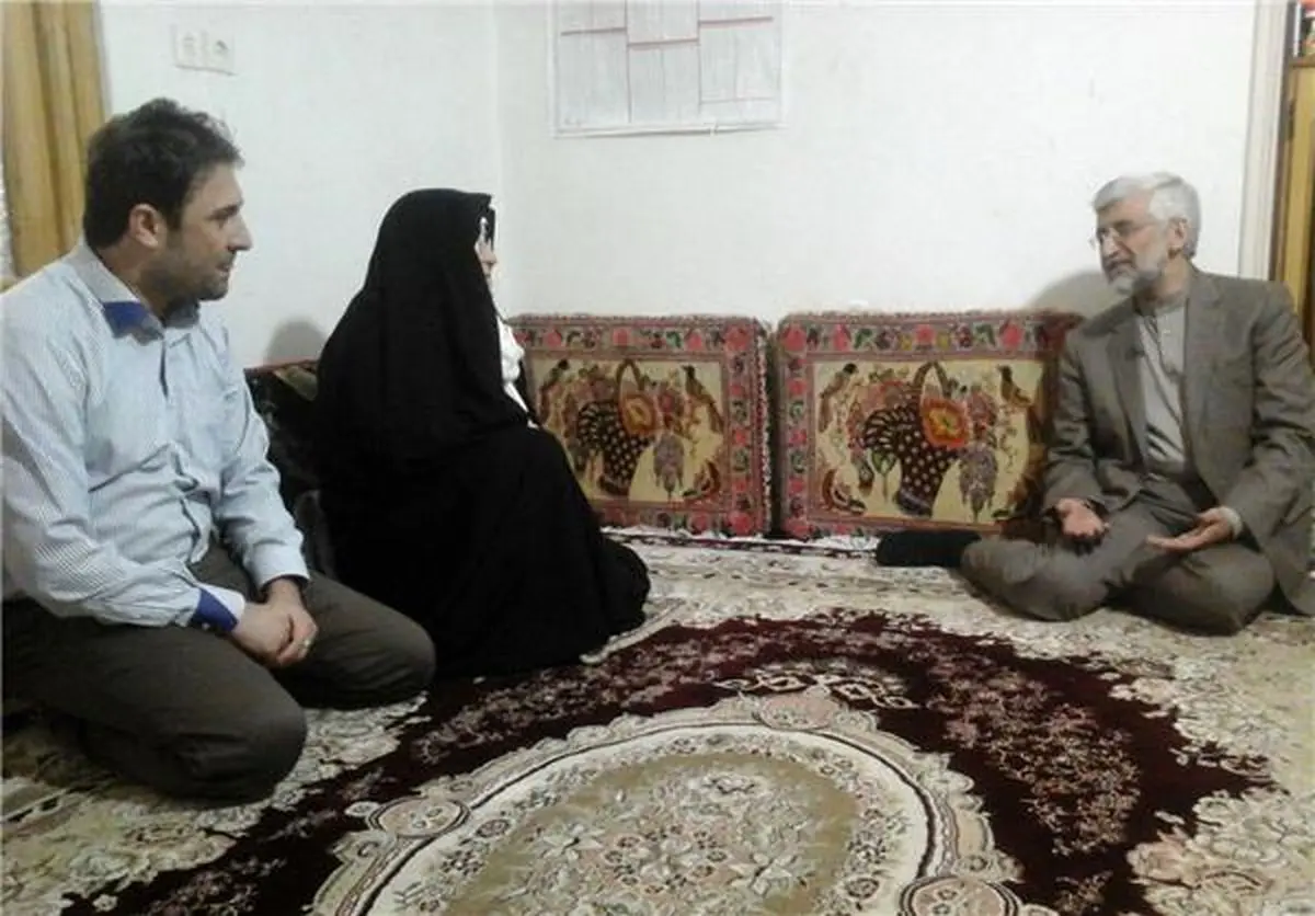 دیدار سعید جلیلی با خانواده شهید ماموستا شیخ‌الاسلام و شهید ماموستا عالی + عکس