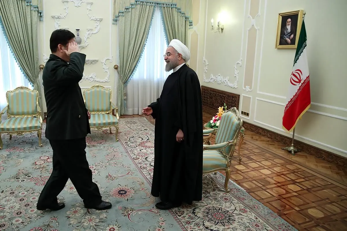 وزیر دفاع چین با روحانی دیدار کرد + تصاویر