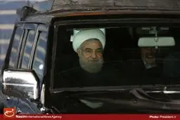 روحانی وارد استان البرز شد