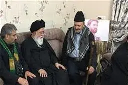 آیت‌الله علم‌الهدی در منزل شهید هریری حضور یافت