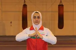 هانیه رجبی بر سکوی سوم ایستاد