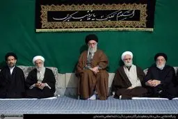 مراسم عزاداری هیئت‌های دانشجویی در حضور رهبر انقلاب برگزار شد + صوت و تصاویر