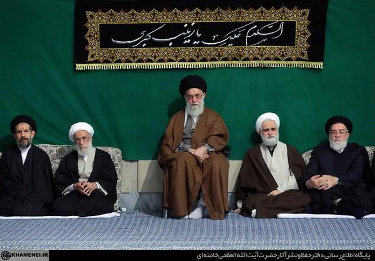 مراسم عزاداری هیئت‌های دانشجویی در حضور رهبر انقلاب برگزار شد + صوت و تصاویر