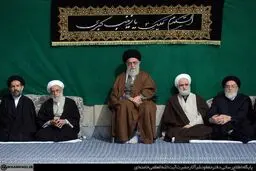 مراسم عزاداری هیئت‌های دانشجویی در حضور رهبر انقلاب برگزار شد + صوت و تصاویر