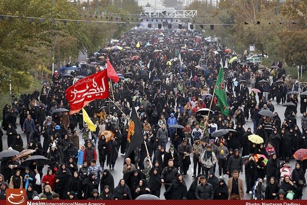 پیاده روی بزرگ عزاداران حسینی در تهران