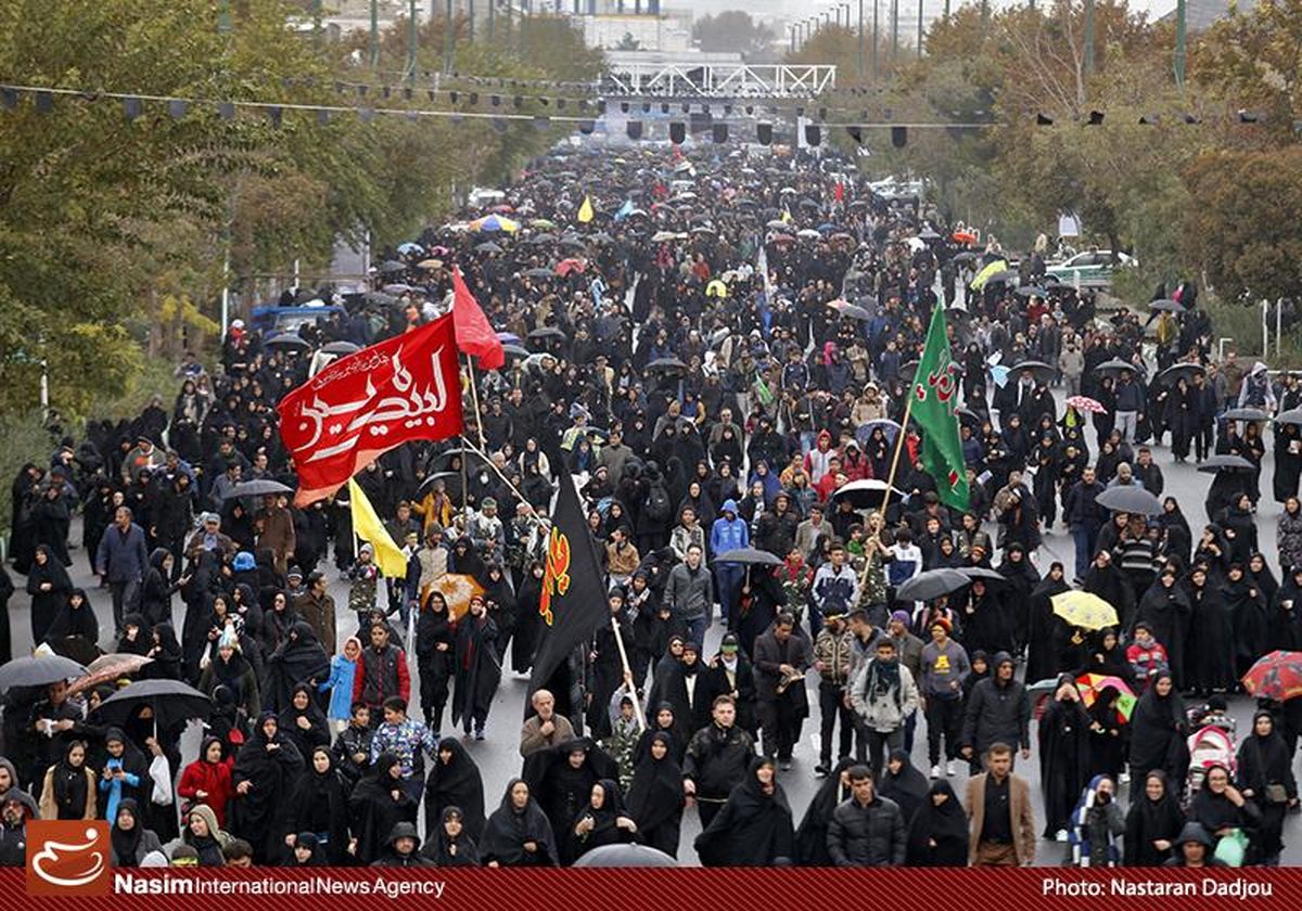 پیاده روی بزرگ عزاداران حسینی در تهران