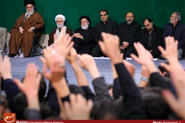 عزاداری هیئات دانشجویی به مناسبت اربعین حسینی در حضور رهبر معظم انقلاب