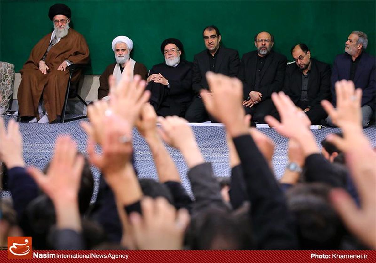 عزاداری هیئات دانشجویی به مناسبت اربعین حسینی در حضور رهبر معظم انقلاب