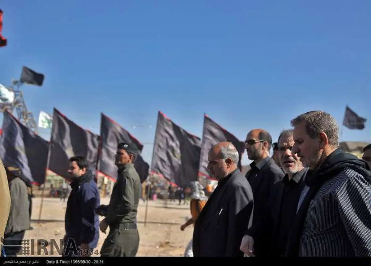 جهانگیری به زیارت حرم حضرت علی(ع) مشرف شد