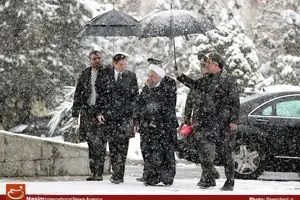 استقبال رسمی حسن روحانی از رئیس‌جمهور اسلوونی