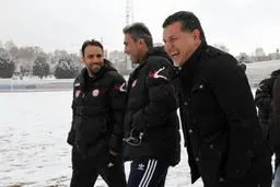 حضور عابدزاده در تمرینات شاگردان دایی + تصاویر