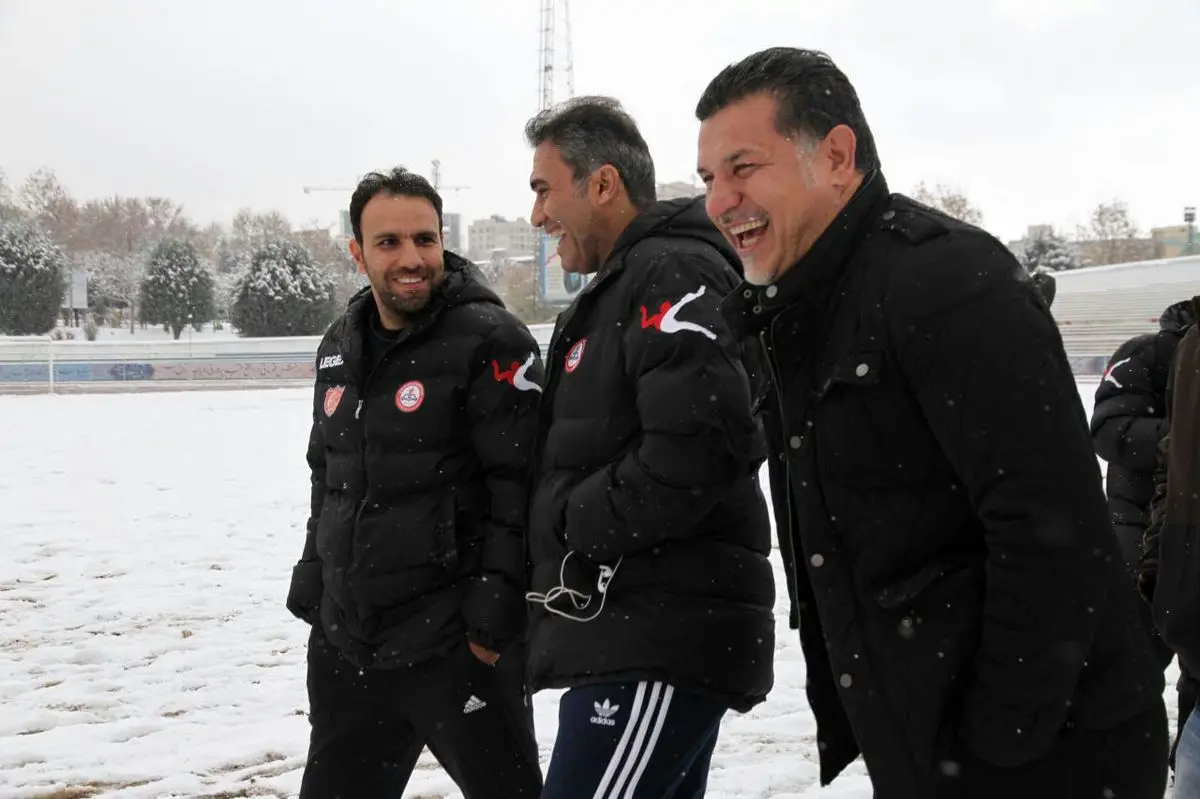 حضور عابدزاده در تمرینات شاگردان دایی + تصاویر