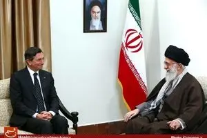 دیدار رئیس‌جمهور اسلوونی با رهبر معظم انقلاب