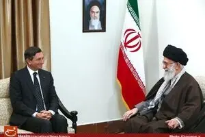 دیدار رئیس‌جمهور اسلوونی با رهبر معظم انقلاب