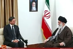 دیدار رئیس‌جمهور اسلوونی با رهبر معظم انقلاب