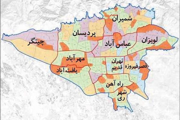 طرح تقسیمات شهری پایتخت تدوین شد/ تهران جدید در ۱۱ منطقه