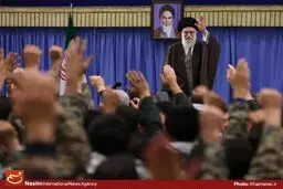 دیدار بسیجیان با رهبر معظم انقلاب