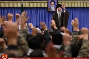 دیدار بسیجیان با رهبر معظم انقلاب