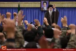 دیدار بسیجیان با رهبر معظم انقلاب