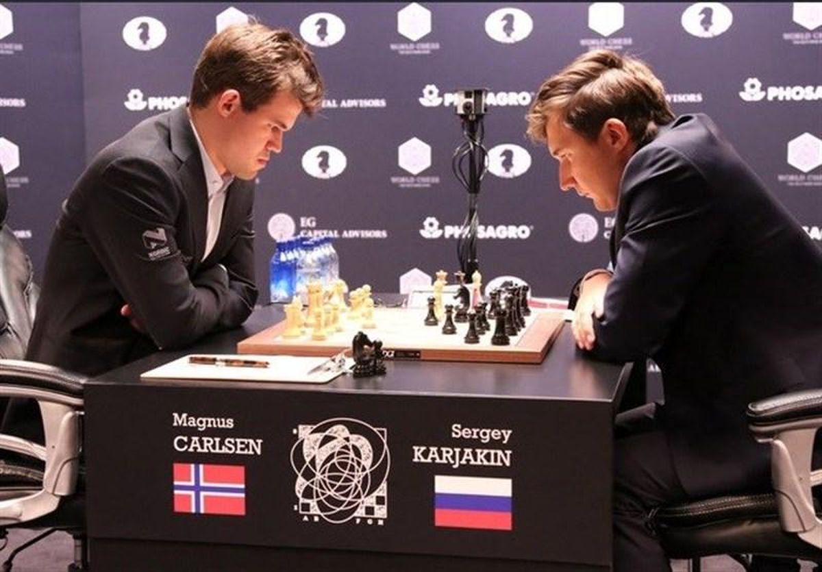 تساوی در نهمین دیدار دو غول شطرنج جهان