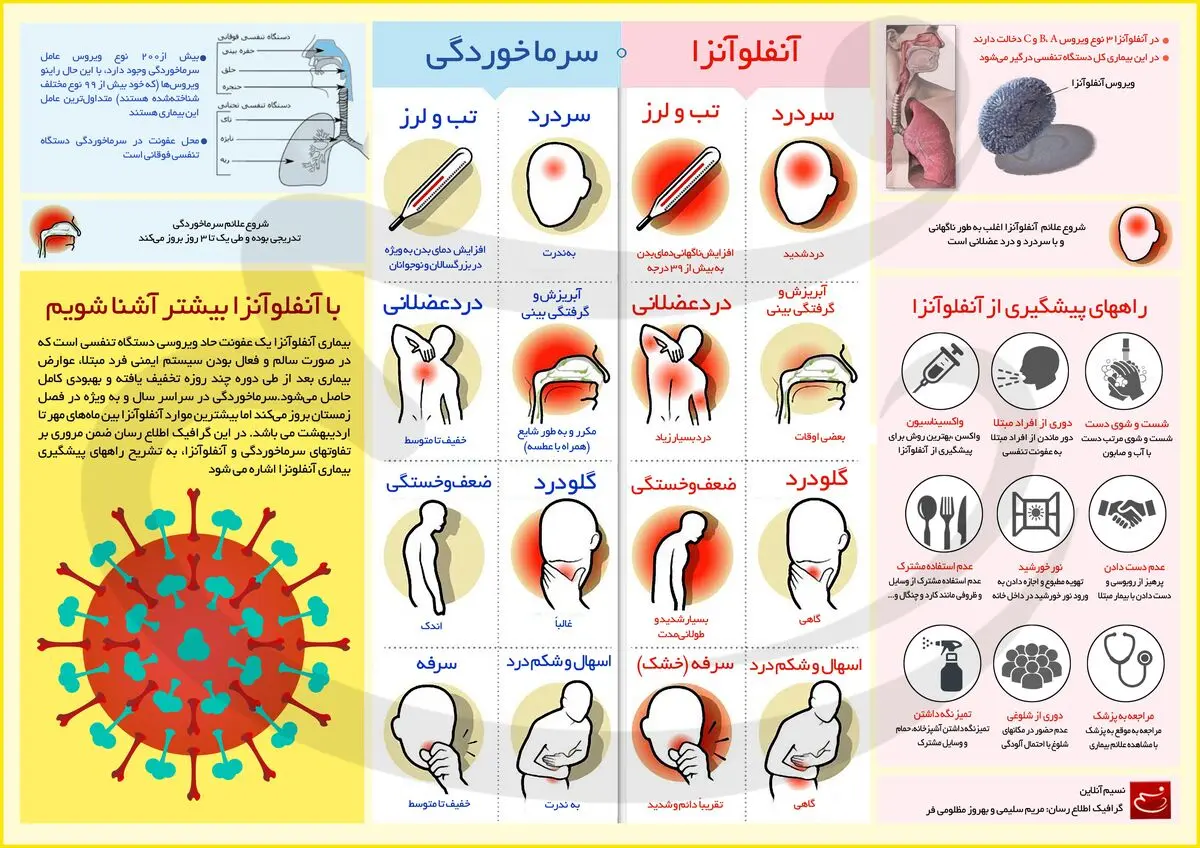 با آنفلوآنزا بیشتر آشنا شویم