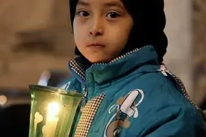 مراسم شب شهادت ثامن الحجج در حرم مطهری رضوی