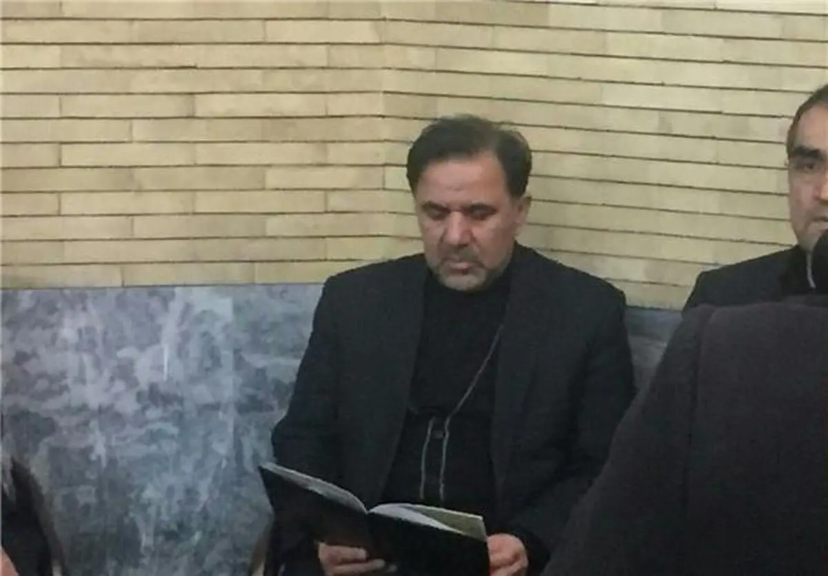 حضور آخوندی در مراسم شام غریبان جانباختگان ‌حادثه قطار + تصاویر