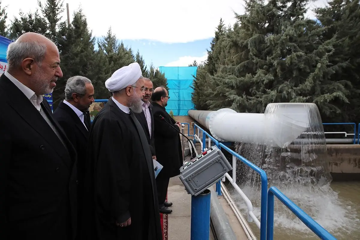 طرح آبرسانی به مشهد از سد ارداک با فرمان رئیس‌جمهور به بهره‌برداری رسید