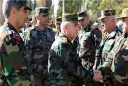 بازدید وزیر دفاع سوریه از حلب