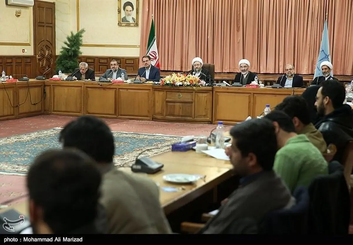 مسئولان تشکل‌های دانشجویی با رئیس قوه‌ قضائیه دیدار کردند+ تصاویر