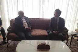 ظریف با وزیر مشاور در امور پارلمانی وزارت خارجه ژاپن دیدار کرد