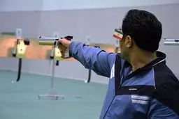 تیم تپانچه بزرگسالان در جایگاه پنجم/ احمدی هشتم شد