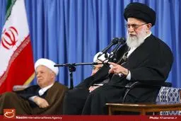 دیدار مسئولان نظام و میهمانان کنفرانس وحدت اسلامى‌ با رهبر انقلاب