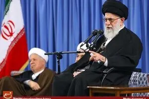 دیدار مسئولان نظام و میهمانان کنفرانس وحدت اسلامى‌ با رهبر انقلاب