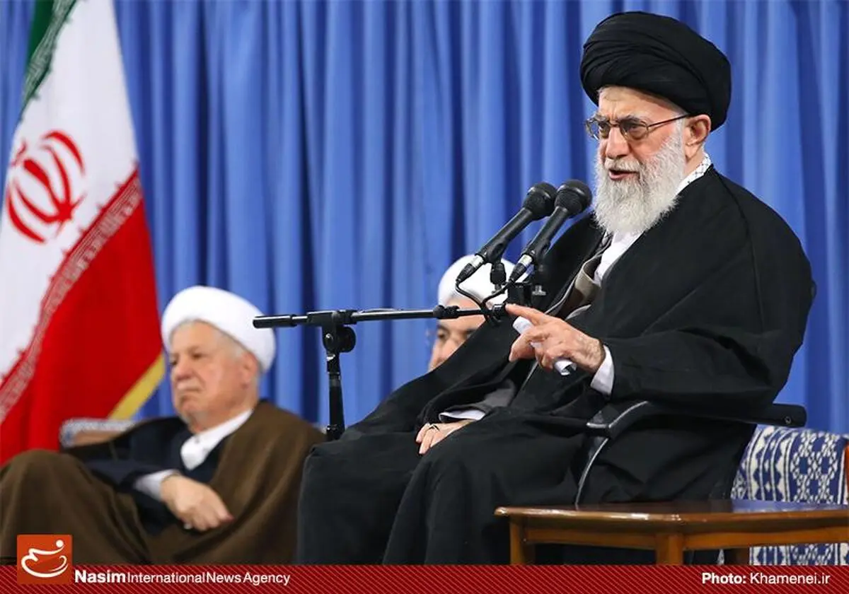 دیدار مسئولان نظام و میهمانان کنفرانس وحدت اسلامى‌ با رهبر انقلاب