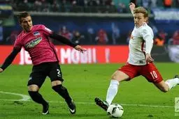 لایپزیگ جای بایرن‌مونیخ را در صدر جدول گرفت/ ولفسبورگ ۳ امتیاز خانگی به دست آورد