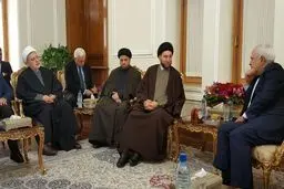 عمار حکیم و رمضان عبدالله با ظریف دیدار کردند + تصاویر