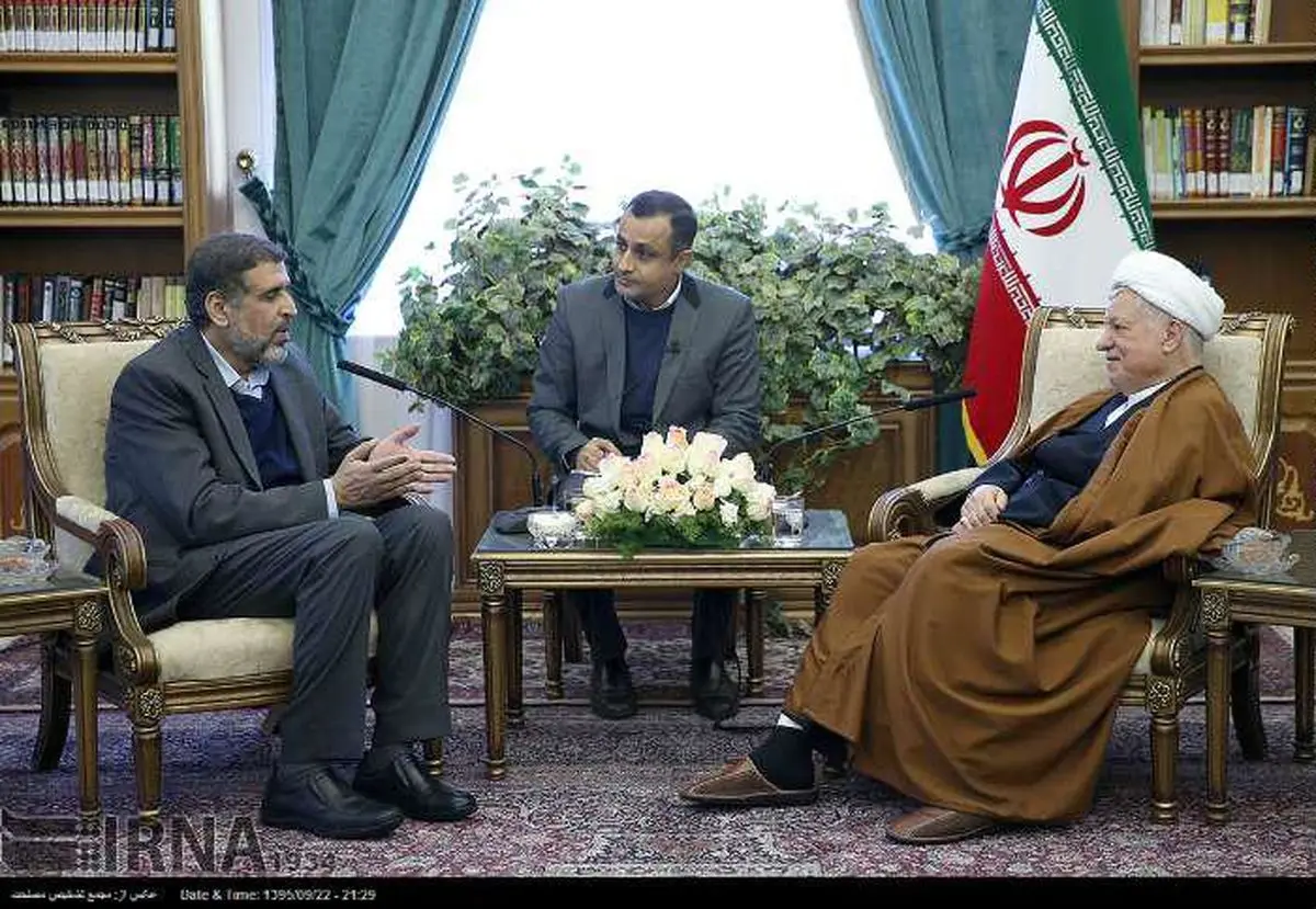 رمضان عبدالله، دبیرکل جنبش جهاد اسلامی روز دوشنبه با هاشمی رفسنجانی دیدار و گفتگو کرد