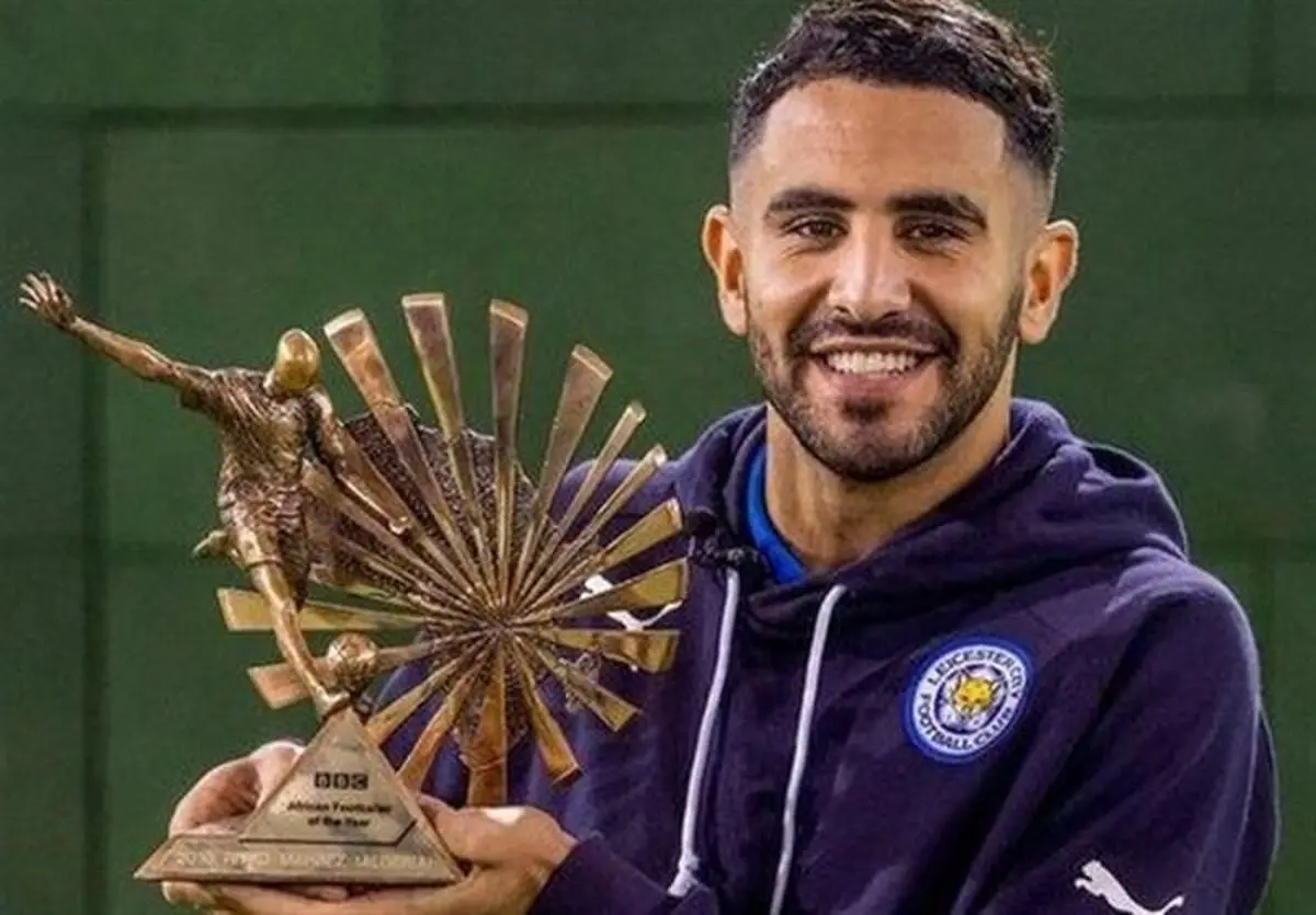 ریاض محرز مرد سال فوتبال آفریقا شد