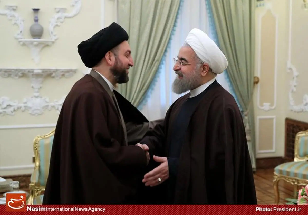 دیدار رئیس مجلس اعلای عراق با رئیس‌جمهور