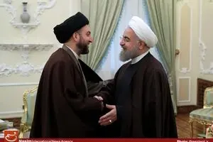 دیدار رئیس مجلس اعلای عراق با رئیس‌جمهور