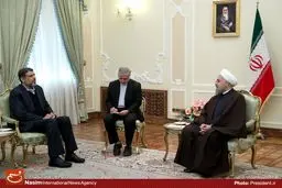 دیدار دبیرکل جنبش جهاد اسلامی فلسطین با رئیس‌جمهور