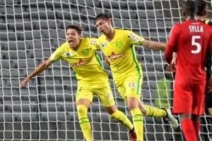 حذف المپیک مارسی و صعود نانت