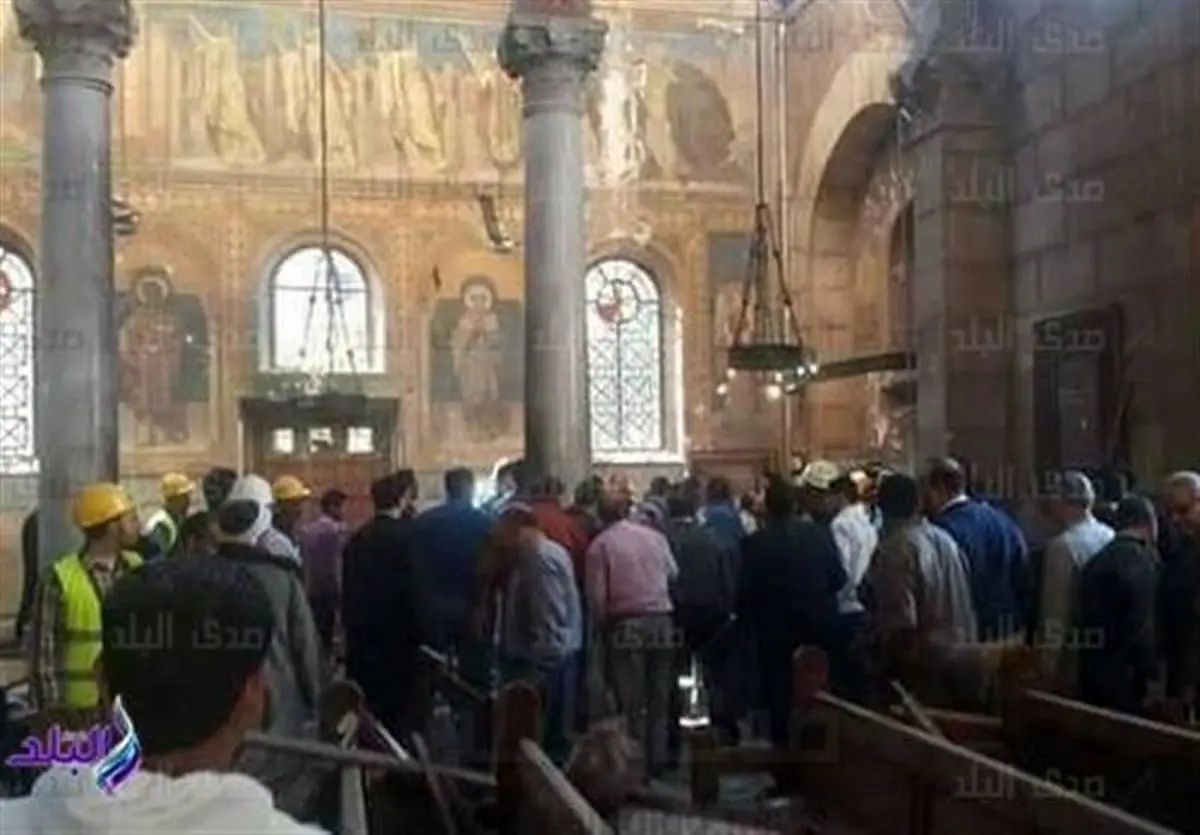 داعش مسئولیت انفجار کلیسای قاهره را بر عهده گرفت