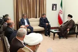 دیدار دبیرکل جنبش جهاد اسلامی فلسطین با رهبر انقلاب + عکس