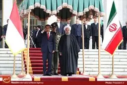 استقبال رسمی روحانی از رئیس جمهور اندونزی