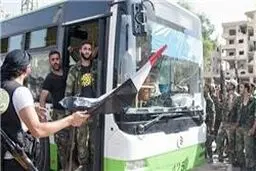خروج اولین کاروان تروریست‌ها از حلب/ انتقال بیش از ۱۰۰۰ مجروح از فوعه و کفریا
