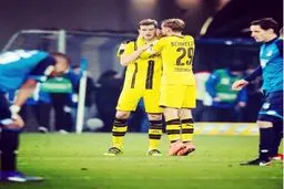 توقف دورتموند ۱۰ نفره برابر هوفنهایم