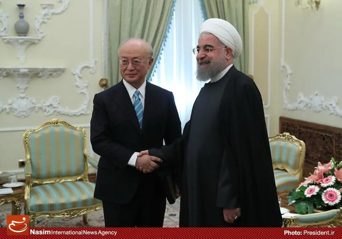 دیدار آمانو با روحانی